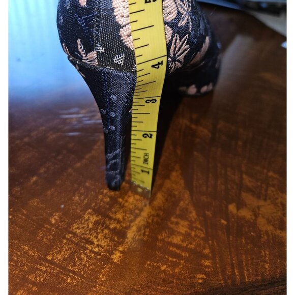 Charles David Denise Blue Floral Brocade Stiletto Heels Women Size 8.5 - Picture 13 of 13